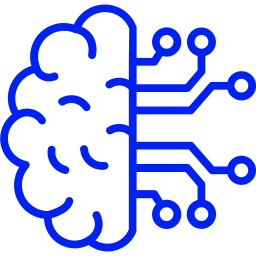 Imagem de um cerebro alinhado a tecnologia
